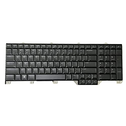 ZAHARA Tastatur mit RGB-Hintergrundbeleuchtung für Dell Alienware 17 R5 Area 51M PK132F11A01 NSK-EYBBC US von Zahara