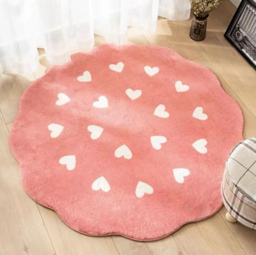 Teppich Rund 160 Kurzflor Minimalismus Waschbar Kurzflor Moderne rutschfest Wohnzimmer Teppich, fürs Schlafzimmer, Kinderzimmer Teppich Rund 160 Kurzflor Minimalismus Waschbar Kurzflor Moderne rutschfest Wohnzimmer Teppich, fürs Schlafzimmer, Kinderzimmer von ZAHHYG