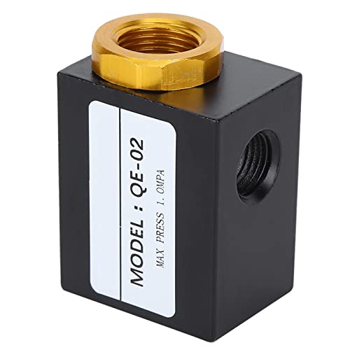 ZAICOLER Abluftabluftventil, QE-02 Schnellfreisetzungsventil Schnellmehr-Ventil 1/4inch für Auspuff ZAICOLER Abluftabluftventil, QE-02 Schnellfreisetzungsventil Schnellmehr-Ventil 1/4inch für Auspuff von ZAICOLER