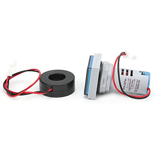 ZAICOLER Aktuelle Spannungs-Messgeräte, Digital-Ammeter-Voltmeter AD16-22FVA 2in 1 Voltmeter-Spannungs-Stromzähler-Tester LED-Anzeige-Voltmeter-Mess Anzeige (BLUE) von ZAICOLER