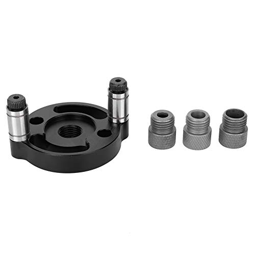 ZAICOLER Bohrführer, Aluminiumlegierung Holzbearbeitung Straight Hole Puncher Locator Carpentry Drill Guides -Werkzeuge mit 3 Bohrhülsen für Stanzlöcher in Brettern und Kanten Zum von ZAICOLER