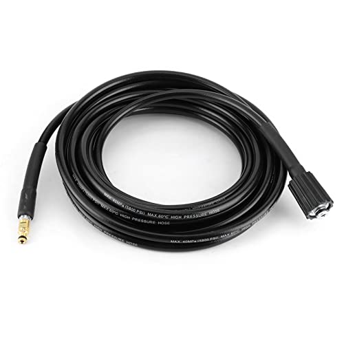 ZAICOLER Druckunterlegscheibeschlauch, 40 MPa/5800psi Power Waschmaschinenschlauchdruckscheibeschlauch mit Gummiabdeckung für das Waschen des Autos (10 m / 32,8 Fuß) von ZAICOLER