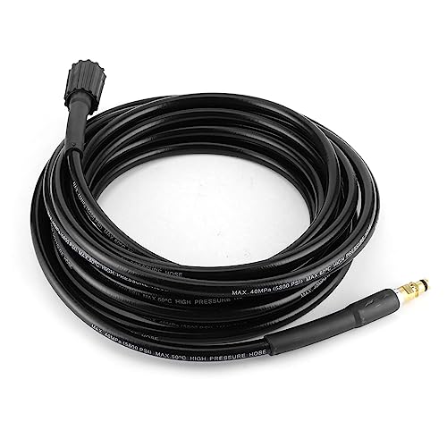 ZAICOLER Druckunterlegscheibeschlauch, 40 MPa/5800psi Power Waschmaschinenschlauchdruckscheibeschlauch mit Gummiabdeckung für das Waschen des Autos (6m / 19.69ft) von ZAICOLER