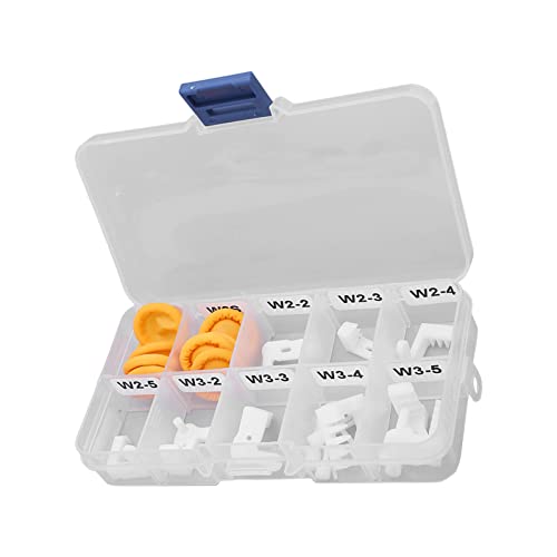 ZAICOLER Festplattenkopf-Ersatzkamm, Praktisches Festplatten-Reparaturkopf-Werkzeug, 17-teiliges Set mit 10 Fingerhülsen für Datenwiederherstellung und Physische Kopftrennung von ZAICOLER