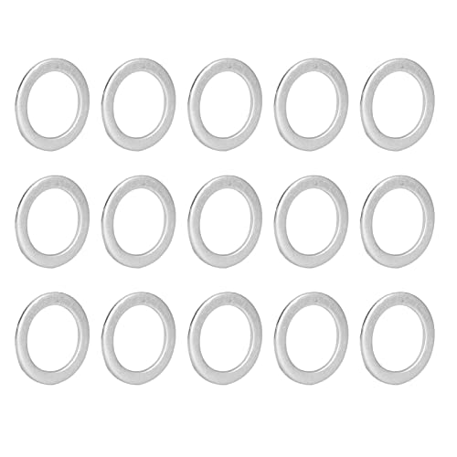 ZAICOLER Flachwaschmaschinen, 120pcs Waschmaschine Edelstahl Flach 8 Mm Innendurchmesser 11mm Außendurchmesser Edelstahl Unterlegscheiben für Bolzen Wartung Zubehör (4807-0811-0500) von ZAICOLER