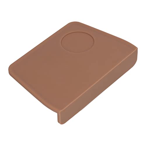 ZAICOLER Kaffeematte, Silikon Tamping Matte Kaffeebadkaffee Manipulationsmatte mit Manipulationsschlitz Tamping Matte Küchendübe für Küchentheke, Waschbecken, Waschbecken (BROWN) von ZAICOLER