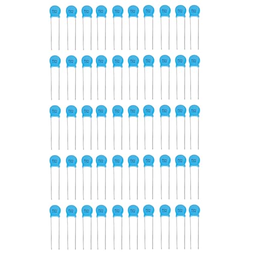 ZAICOLER Keramikkondensator Kit, 50pcs 1000 V 104 M 0,1UF 100 NF 1000V Blau Keramikkondensatoren Elektrolytkondensator Kit Hochspannung für Elektronische ZAICOLER Keramikkondensator Kit, 50pcs 1000 V 104 M 0,1UF 100 NF 1000V Blau Keramikkondensatoren Elektrolytkondensator Kit Hochspannung für Elektronische von ZAICOLER