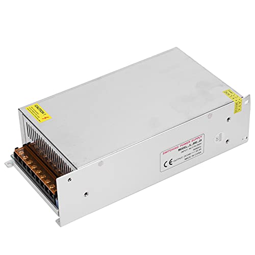 ZAICOLER LED -Stromversorgung, DC24V 24 V Netzteil 24 V DC Netzteil Aluminiumlegierung für LED -Display, (S-800-24 (24 V/33,3A/800W) AC170-250V) von ZAICOLER