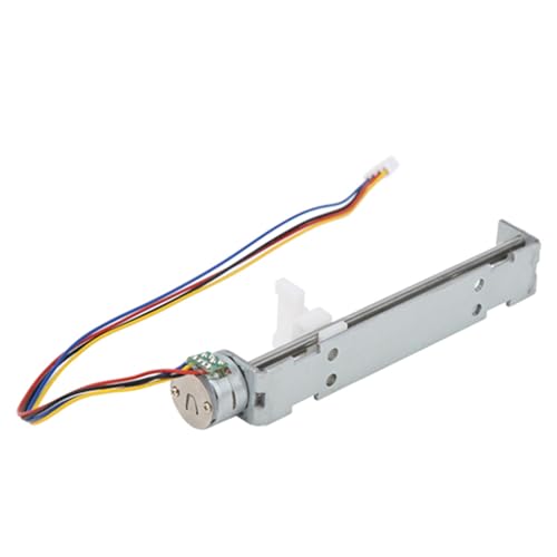 ZAICOLER Linearer Aktuator, 4-9 V Präziser Bewegung 2-Phasen 4-Draht-Linear-Stepper-Motorschraubenschiebetisch, 18 ° Schrittwinkel für -Projekte und Messgeräte von ZAICOLER