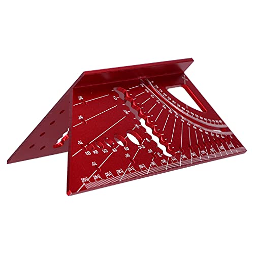 ZAICOLER Multi -Winkel -Messherrscher, Multi -Winkel -Messwerkzeug Holzbearbeitung Quadratische Größe Messung Lineal Aluminiumlegierung 3D -Gehrung Holzbearbeitung Werkzeuge 45 90 Grad von ZAICOLER