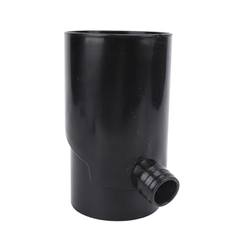ZAICOLER Regenlauf -Diverter -Kit, 10 cm Regenrinnen Diverter Umleitet Wasser in Regenfass Downpout Regenwassersammelsystem für Bewässerungssysteme Aquarien Aquarien (Black) von ZAICOLER