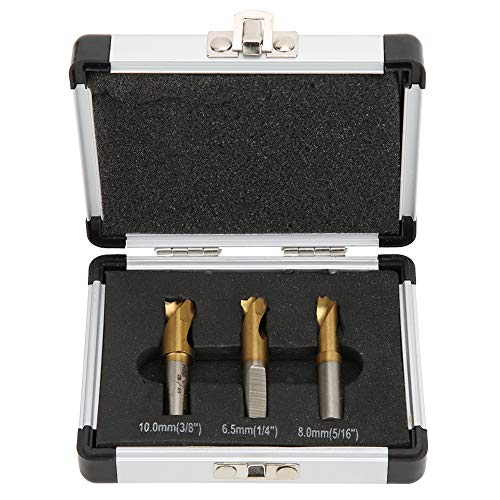 ZAICOLER Spot Schweißbohrmaschine Bit Set Kit, Spot Schweißbohrer Bit Set 3pcs HSS Co Cobalt Spot Schweißbohrer Bit Set Kit Schweißschneider Schneidzubehör Drill Bit Set 1/4in 5/16in ZAICOLER Spot Schweißbohrmaschine Bit Set Kit, Spot Schweißbohrer Bit Set 3pcs HSS Co Cobalt Spot Schweißbohrer Bit Set Kit Schweißschneider Schneidzubehör Drill Bit Set 1/4in 5/16in von ZAICOLER