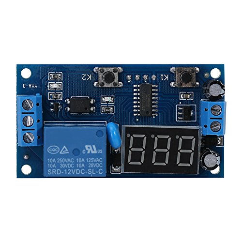 ZAICOLER Timer -Relaismodul, DC 12V -Zyklus -Timer -Modul -Relais mit LED -Anzeige für Zeitbetriebsgeräte ZAICOLER Timer -Relaismodul, DC 12V -Zyklus -Timer -Modul -Relais mit LED -Anzeige für Zeitbetriebsgeräte von ZAICOLER