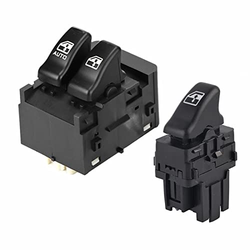 ZAICOLER Türverriegelungsschalter, 2PCS-Fensterschalter Stromfensterschalter 19244642 901-025 für Autofenster von ZAICOLER