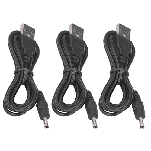 ZAICOLER USB -zu -DC Stromkabel, 3pcs Doppel PVC Isolationsschicht 56 ​​Kupferdraht USB Stromkabel Ladekabel 3.5x1.35 Mm für Lautsprecher Lautsprecher von ZAICOLER