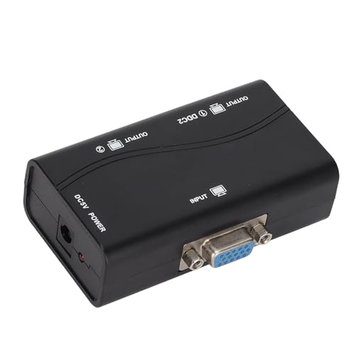 ZAICOLER VGA Splitter, 1 in 2 Out 250 MHz USB -Antrieb 1920x1440 1080p in Chip Video Splitter mit USB -Kabelmonitor Kabel Adapter für Bildschirm Duplizierung ZAICOLER VGA Splitter, 1 in 2 Out 250 MHz USB -Antrieb 1920x1440 1080p in Chip Video Splitter mit USB -Kabelmonitor Kabel Adapter für Bildschirm Duplizierung von ZAICOLER