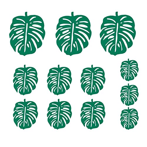 ZAIZAI Pfannenschoner, 12 Stücke Filz Pot Pan Protektoren Palm Blätter Kaktus Form Schützen Kratzen Separator Kochgeschirr Oberflächen Für Home Küche Liefert (12pcs Palm Leaves) von ZAIZAI