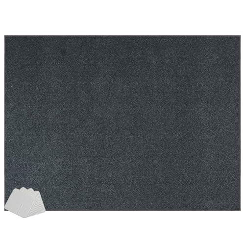 140 x 120 cm Schlagzeugteppich Drum Teppich Rutschfeste, Elektronisches Schlagzeug Teppich, Professionelles rechteckiges Jazz Schlagzeug Kit für Bass Drum Snare Drum und andere Instrumente Teppich von ZAJENKUB