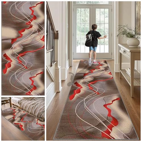 ZAJENKUB 100 x 330 cm Teppich Läufer Flur rutschfest, Küchenteppich, Eingangsteppich, Lang Korridor Teppich, Waschbar Küchenläufer, Flurteppich, Teppichläufer für Küche Fußmatte Entryway ZAJENKUB 100 x 330 cm Teppich Läufer Flur rutschfest, Küchenteppich, Eingangsteppich, Lang Korridor Teppich, Waschbar Küchenläufer, Flurteppich, Teppichläufer für Küche Fußmatte Entryway von ZAJENKUB