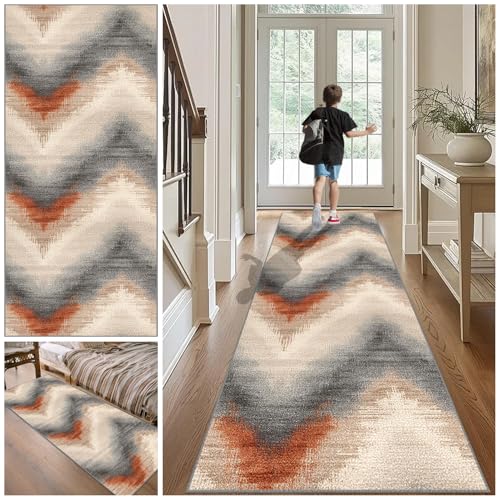 ZAJENKUB 100 x 400 cm Teppich Läufer Flur rutschfest, Küchenteppich, Eingangsteppich, Lang Korridor Teppich, Waschbar Küchenläufer, Flurteppich, Teppichläufer für Küche Fußmatte Entryway ZAJENKUB 100 x 400 cm Teppich Läufer Flur rutschfest, Küchenteppich, Eingangsteppich, Lang Korridor Teppich, Waschbar Küchenläufer, Flurteppich, Teppichläufer für Küche Fußmatte Entryway von ZAJENKUB