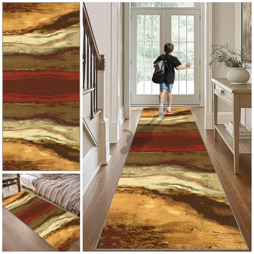 ZAJENKUB 100 x 430 cm Teppich Läufer Flur rutschfest, Küchenteppich, Eingangsteppich, Lang Korridor Teppich, Waschbar Küchenläufer, Flurteppich, Teppichläufer für Küche Fußmatte Entryway ZAJENKUB 100 x 430 cm Teppich Läufer Flur rutschfest, Küchenteppich, Eingangsteppich, Lang Korridor Teppich, Waschbar Küchenläufer, Flurteppich, Teppichläufer für Küche Fußmatte Entryway von ZAJENKUB