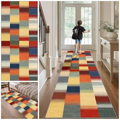 ZAJENKUB 120 x 500 cm Teppich Läufer Flur rutschfest, Küchenteppich, Eingangsteppich, Lang Korridor Teppich, Waschbar Küchenläufer, Flurteppich, Teppichläufer für Küche Fußmatte Entryway ZAJENKUB 120 x 500 cm Teppich Läufer Flur rutschfest, Küchenteppich, Eingangsteppich, Lang Korridor Teppich, Waschbar Küchenläufer, Flurteppich, Teppichläufer für Küche Fußmatte Entryway von ZAJENKUB