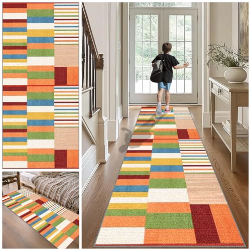 ZAJENKUB 80 x 420 cm Teppich Läufer Flur rutschfest, Küchenteppich, Eingangsteppich, Lang Korridor Teppich, Waschbar Küchenläufer, Flurteppich, Teppichläufer für Küche Fußmatte Entryway ZAJENKUB 80 x 420 cm Teppich Läufer Flur rutschfest, Küchenteppich, Eingangsteppich, Lang Korridor Teppich, Waschbar Küchenläufer, Flurteppich, Teppichläufer für Küche Fußmatte Entryway von ZAJENKUB