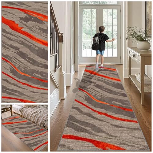 ZAJENKUB 90 x 420 cm Teppich Läufer Flur rutschfest, Küchenteppich, Eingangsteppich, Lang Korridor Teppich, Waschbar Küchenläufer, Flurteppich, Teppichläufer für Küche Fußmatte Entryway ZAJENKUB 90 x 420 cm Teppich Läufer Flur rutschfest, Küchenteppich, Eingangsteppich, Lang Korridor Teppich, Waschbar Küchenläufer, Flurteppich, Teppichläufer für Küche Fußmatte Entryway von ZAJENKUB