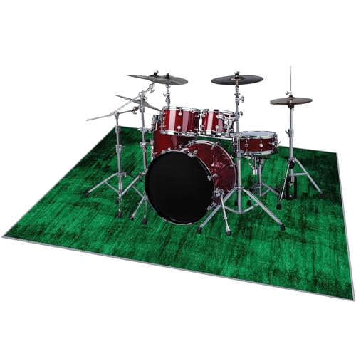 ZAJENKUB Drum Teppich, Schallschutz Teppich Matte, Schlagzeugteppich, Elektronisches Schlagzeug Rug, Professionelles rutschfeste Schallschutzmatte 230 x 180 cm ZAJENKUB Drum Teppich, Schallschutz Teppich Matte, Schlagzeugteppich, Elektronisches Schlagzeug Rug, Professionelles rutschfeste Schallschutzmatte 230 x 180 cm von ZAJENKUB