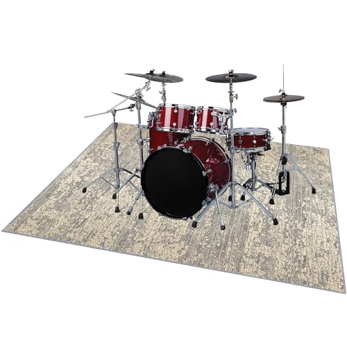 ZAJENKUB Drum Teppich, Schlagzeugteppich, rutschfeste Trommel Teppiche Elektronisches Schlagzeug Antivibrationsmatten, Professioneller Schallschutzmatte 120 x 100 cm ZAJENKUB Drum Teppich, Schlagzeugteppich, rutschfeste Trommel Teppiche Elektronisches Schlagzeug Antivibrationsmatten, Professioneller Schallschutzmatte 120 x 100 cm von ZAJENKUB