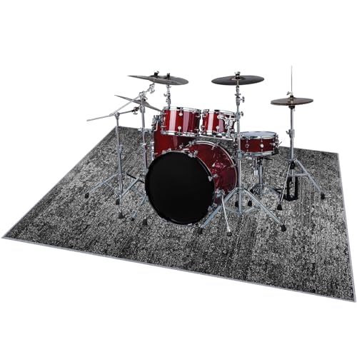 ZAJENKUB Drum Teppich, Schlagzeugteppich, rutschfeste Trommel Teppiche Elektronisches Schlagzeug Antivibrationsmatten, Professioneller Schallschutzmatte 230 x 180 cm ZAJENKUB Drum Teppich, Schlagzeugteppich, rutschfeste Trommel Teppiche Elektronisches Schlagzeug Antivibrationsmatten, Professioneller Schallschutzmatte 230 x 180 cm von ZAJENKUB