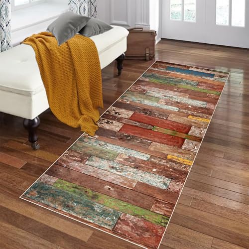 ZAJENKUB Teppich Läufer Flur Küchenläufer Teppichläufer Küche Teppiche Flurteppich 40 x 140 cm rutschfest Waschbar Korridor Teppich für Flur waschküche fußmatte Wohnzimmer eingangsbereich von ZAJENKUB