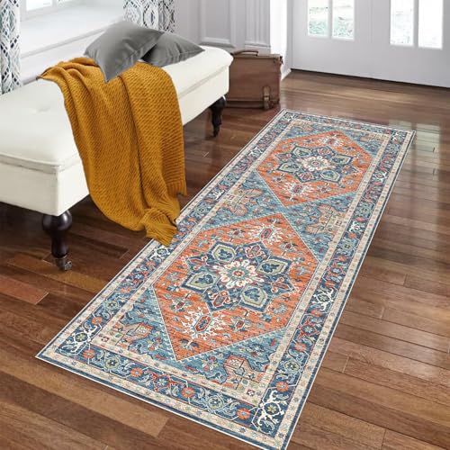 ZAJENKUB Teppich Läufer Flur Küchenläufer Teppichläufer Küche Teppiche Flurteppich 40 x 140 cm rutschfest Waschbar Korridor Teppich für Flur waschküche fußmatte Wohnzimmer eingangsbereich von ZAJENKUB
