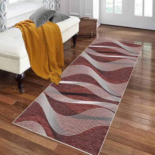 ZAJENKUB Teppich Läufer Flur Küchenläufer Teppichläufer Küche Teppiche Flurteppich 40 x 70 cm rutschfest Waschbar Korridor Teppich für Flur waschküche fußmatte Wohnzimmer eingangsbereich von ZAJENKUB