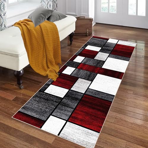 ZAJENKUB Teppich Läufer Flur Küchenläufer Teppichläufer Küche Teppiche Flurteppich 60 x 140 cm rutschfest Waschbar Korridor Teppich für Flur waschküche fußmatte Wohnzimmer eingangsbereich von ZAJENKUB