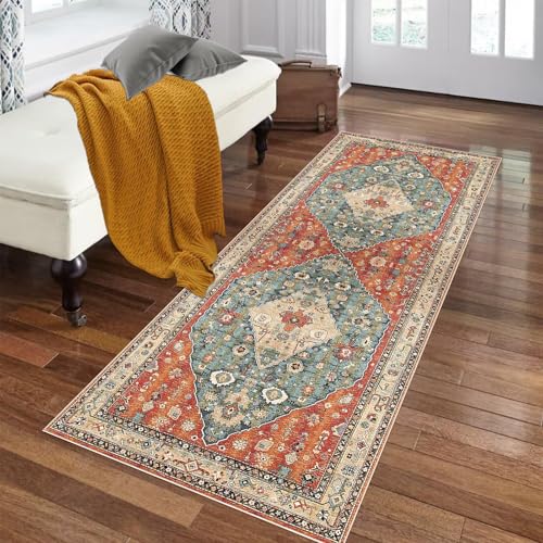 ZAJENKUB Teppich Läufer Flur Küchenläufer Teppichläufer Küche Teppiche Flurteppich 70 x 240 cm rutschfest Waschbar Korridor Teppich für Flur waschküche fußmatte Wohnzimmer eingangsbereich von ZAJENKUB