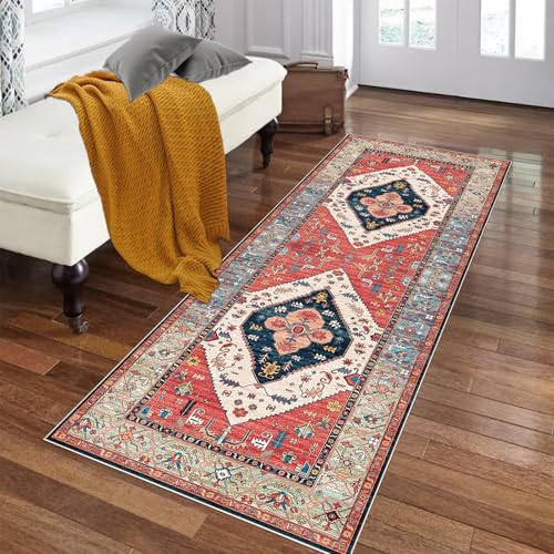 ZAJENKUB Teppich Läufer Flur Küchenläufer Teppichläufer Küche Teppiche Flurteppich 70 x 400 cm rutschfest Waschbar Korridor Teppich für Flur waschküche fußmatte Wohnzimmer eingangsbereich von ZAJENKUB
