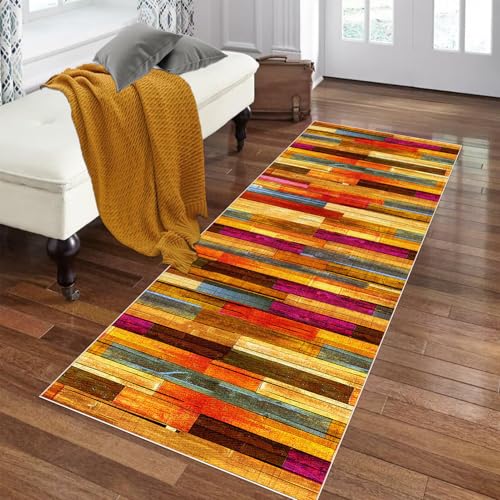 ZAJENKUB Teppich Läufer Flur Küchenläufer Teppichläufer Küche Teppiche Flurteppich 90 x 100 cm rutschfest Waschbar Korridor Teppich für Flur waschküche fußmatte Wohnzimmer eingangsbereich von ZAJENKUB
