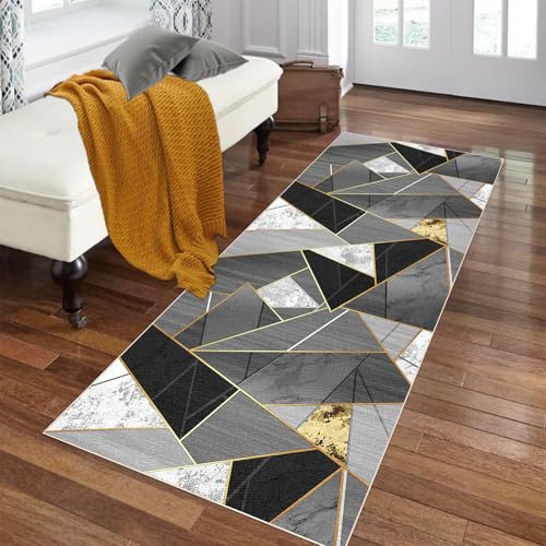ZAJENKUB Teppich Läufer Flur Küchenläufer Teppichläufer Küche Teppiche Flurteppich 90 x 280 cm rutschfest Waschbar Korridor Teppich für Flur waschküche fußmatte Wohnzimmer eingangsbereich von ZAJENKUB