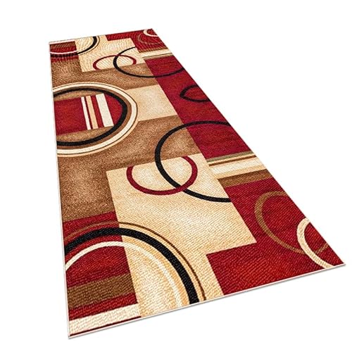 ZAJENKUB Teppich Läufer Für Küche Flur Flur Runner Teppiche Schmutzfangmatte Innen Küchenteppich 90 x 500 cm Waschbar rutschfest Kitchen Runner Teppiche für Küche Schlafzimmer Wohnzimmer Eingang von ZAJENKUB