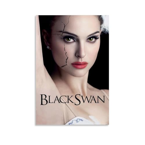 Natalie Portman Black Swan Poster Dekorative Malerei Leinwand Wandkunst Wohnzimmer Poster Schlafzimmer Malerei 12x18inch(30x45cm) von ZAJSGPUR