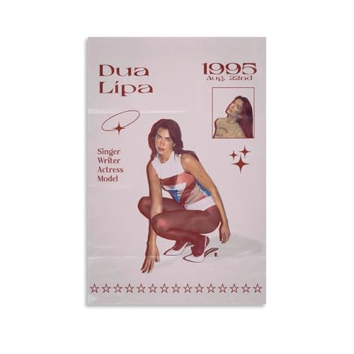 ZAJSGPUR About Dua Lipa Art Poster Dekorative Malerei Leinwand Wandkunst Wohnzimmer Poster Schlafzimmer Malerei 20x30inch(50x75cm) von ZAJSGPUR
