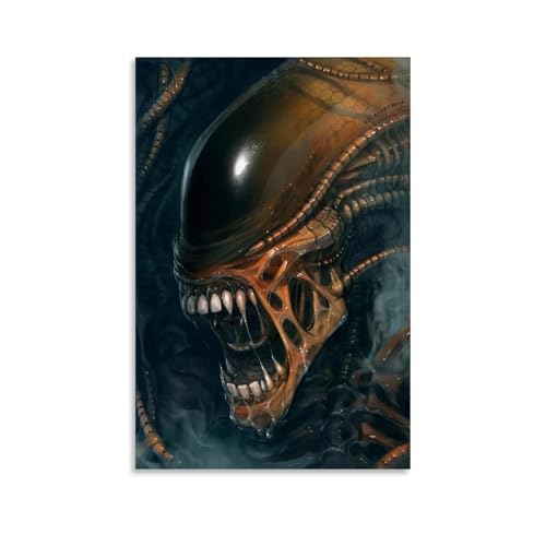 ZAJSGPUR Alien Xenomorph Wandkunst Bilddruck Moderne Familienzimmer Dekor 24x36inch(60x90cm) von ZAJSGPUR