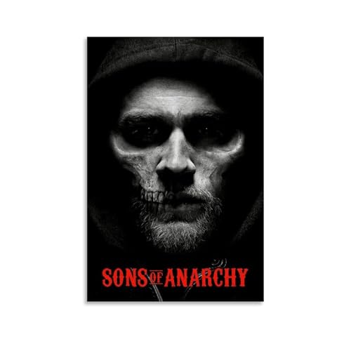 ZAJSGPUR Classic Crime Tv Sons of Anarchy Face Vintage Wandkunst Bilddruck Moderne Familienzimmer Dekor 12x18inch(30x45cm) von ZAJSGPUR