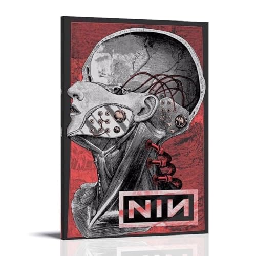 ZAJSGPUR Grunge Bands Nine Inch Nails Art Wandkunst Bilddruck Moderne Familienzimmer Dekor 12x18inch(30x45cm) von ZAJSGPUR