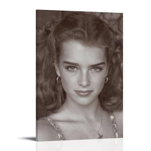 ZAJSGPUR Movie Star Brooke Shields Poster Dekorative Malerei Leinwand Wandkunst Wohnzimmer Poster Schlafzimmer Malerei 08x12inch(20x30cm) von ZAJSGPUR