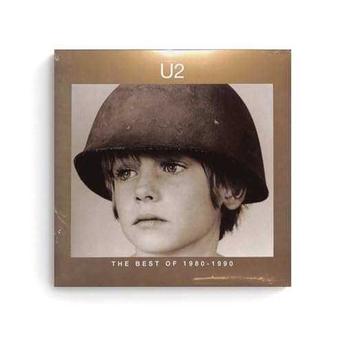 ZAJSGPUR Rock Bands U2 Album The Best Of 1980-1990 Cover Poster Dekorative Malerei Leinwand Wandkunst Wohnzimmer Poster Schlafzimmer Malerei 12x12inch(30x30cm) von ZAJSGPUR