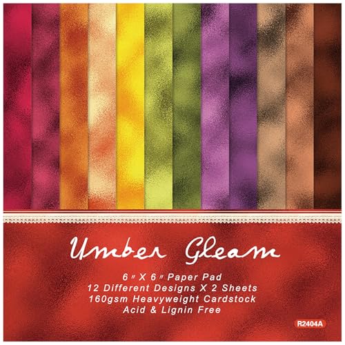 ZAKHSE Motivpapier Bunt, 24 Blatt Designpapier Einseitig Bedruckt, Glänzende Schatten 15,2x15,2cm Scrapbook Papier Bastelpapier Gemustert Dekorpapier für DIY Karten Gestalten Basteln, 12 Muster ZAKHSE Motivpapier Bunt, 24 Blatt Designpapier Einseitig Bedruckt, Glänzende Schatten 15,2x15,2cm Scrapbook Papier Bastelpapier Gemustert Dekorpapier für DIY Karten Gestalten Basteln, 12 Muster von ZAKHSE