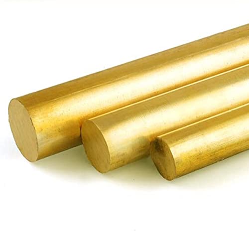 ZALINA Massive Messingstange Messingstange Länge 100 mm Schaft rund Durchmesser 5 mm 6 mm 8 mm 10 mm 12 mm 15 mm 16 mm 18 mm 20 mm Linearachse 1St (Color : 8mm, Size : 100mm) von ZALINA