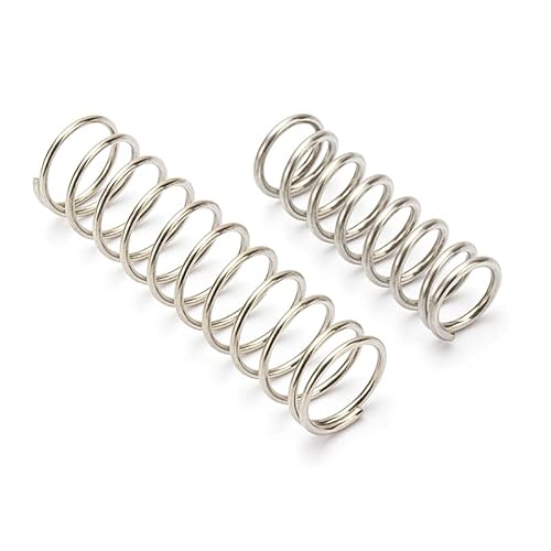 ZALINA Schraubenfeder Zylindrische Schraubenfeder Gegenfeder Komprimiert Stoßdämpfend Druckelastizität Kleine Druckfeder 65Mn Stahldraht Durchmesser 0,3 mm (Color : 10mm (10PCS), Size : 3.5mm) von ZALINA